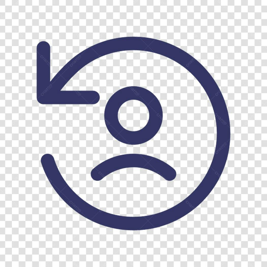 Ícone de atualização de perfil PNG com fundo transparente