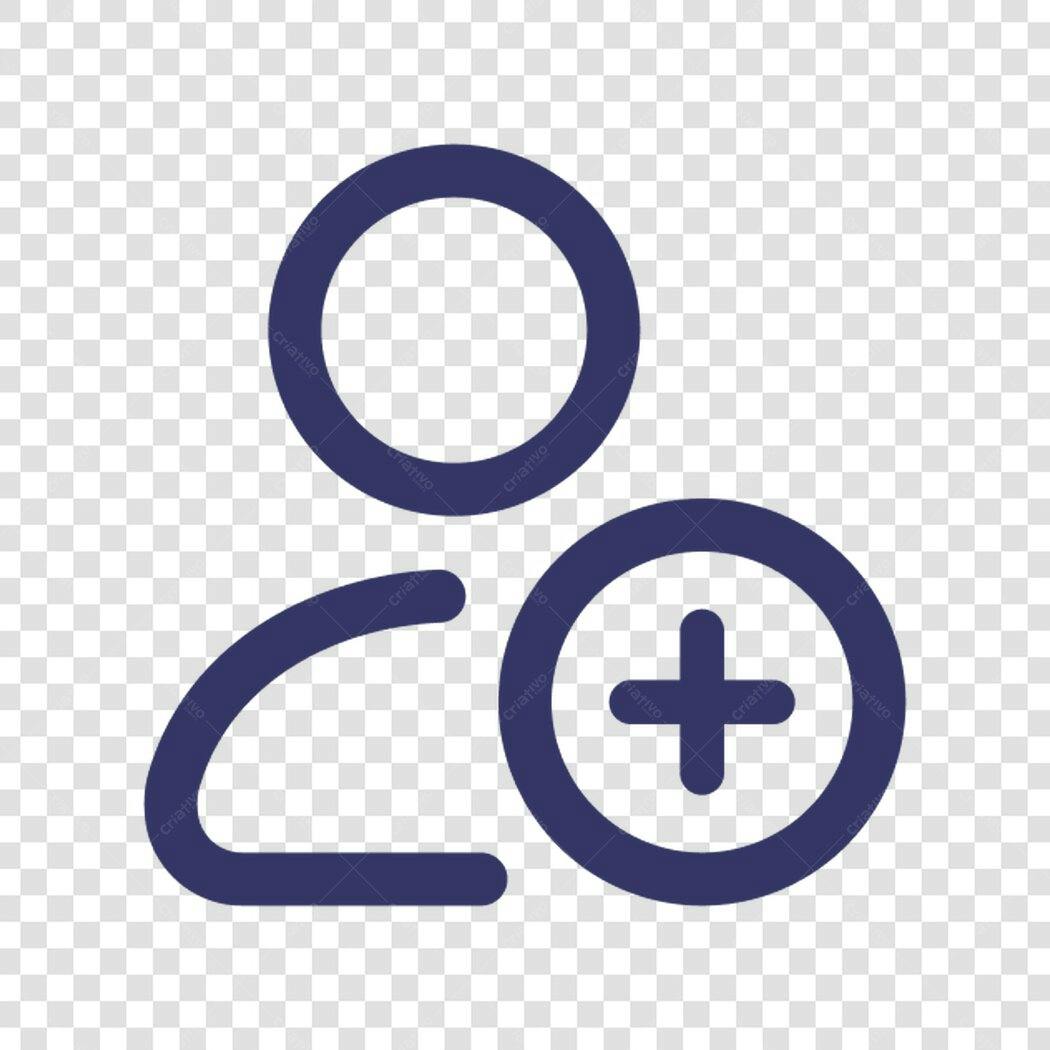 Ícone Adicionar Usuário PNG com fundo transparente