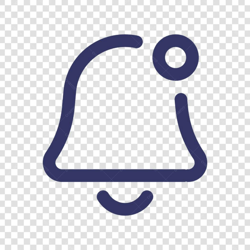 Ícone Notificação PNG com fundo transparente