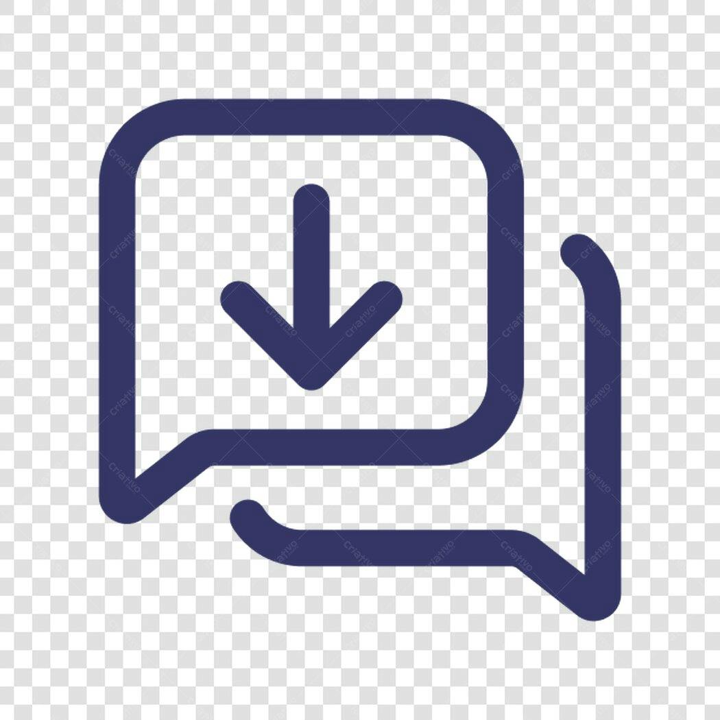 Ícone Download PNG com fundo transparente