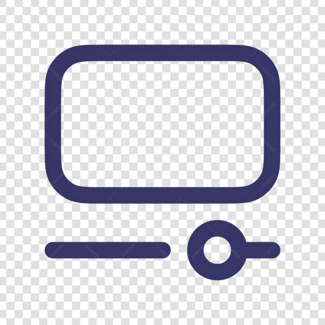 Icone Tela de Computador PNG com fundo transparente