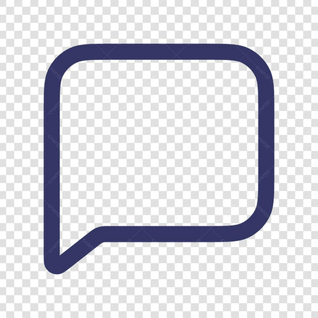 Icone de Balão de Conversa PNG com fundo transparente
