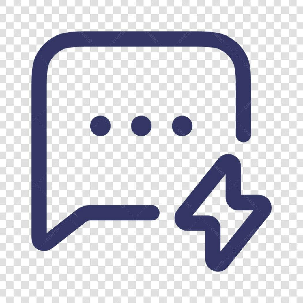 Ícone Mensagem Envio Rápido PNG com fundo transparente