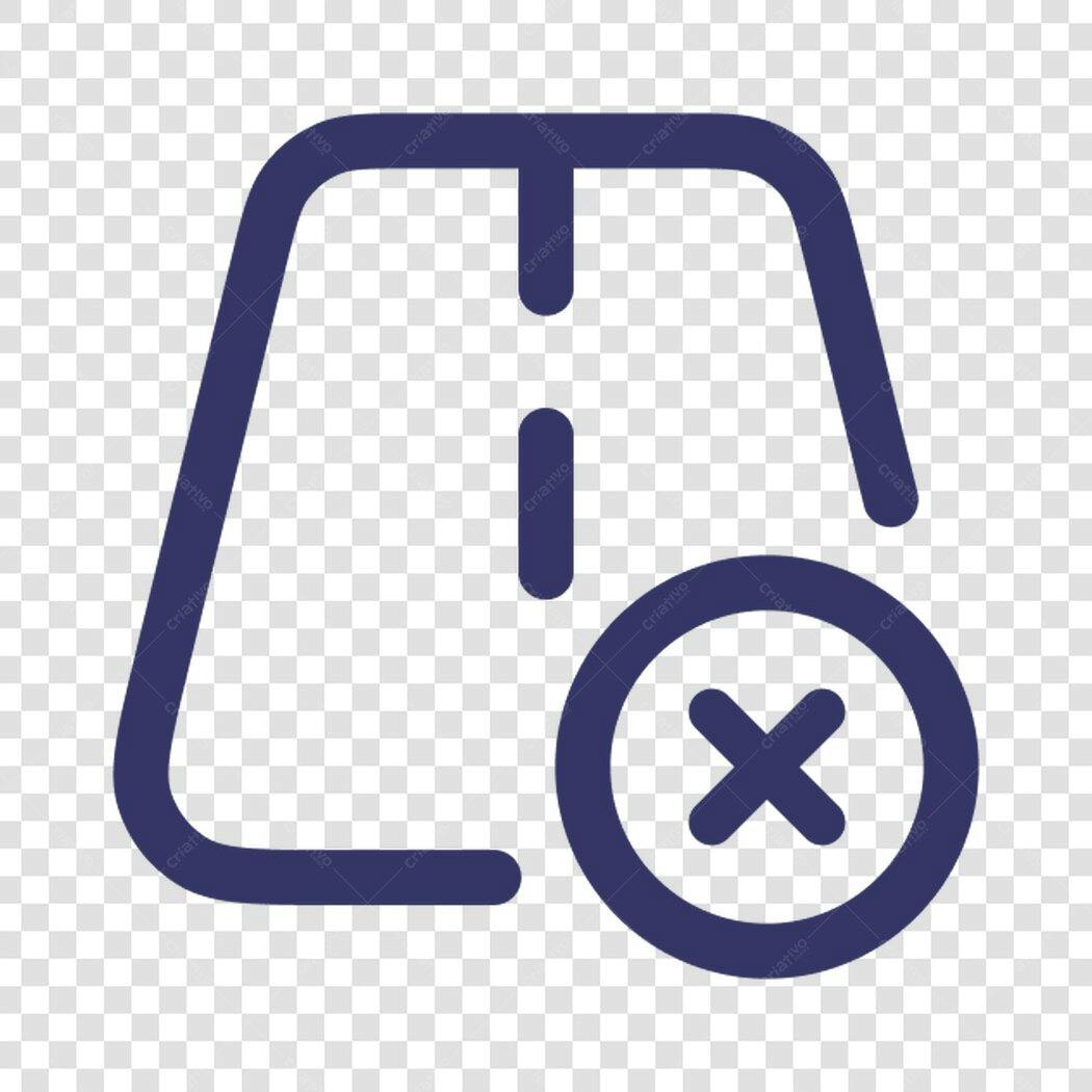 Ícone de Cancelamento PNG com fundo transparente
