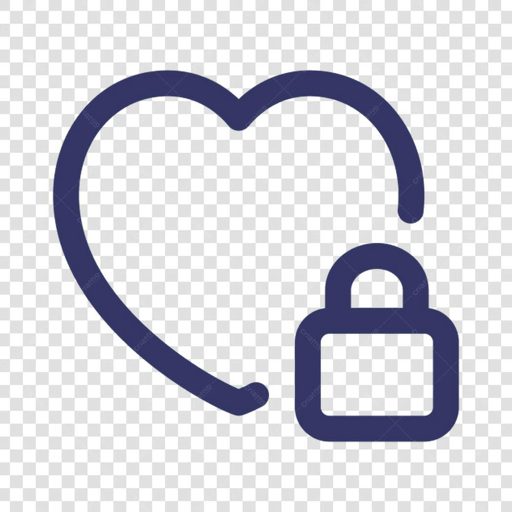 Ícone Segurança Amor PNG com fundo transparente