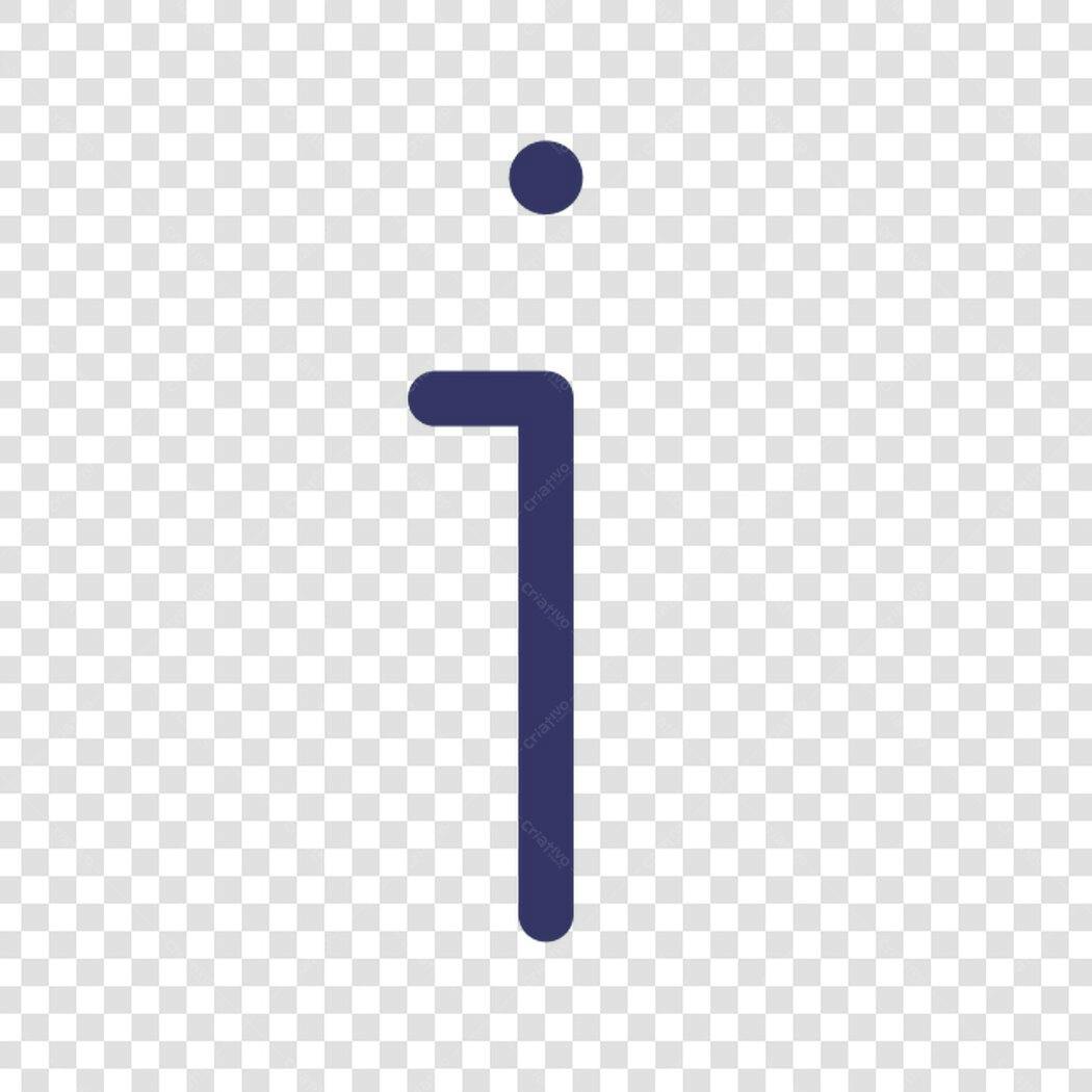 Ícone letra i PNG com fundo transparente