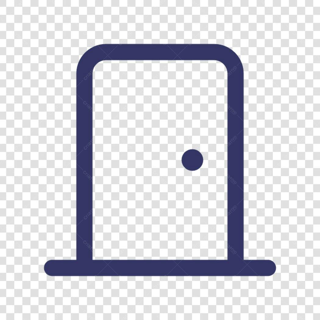 Icone Porta PNG com fundo transparente