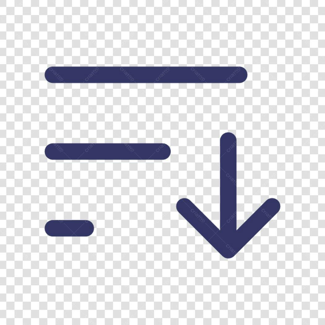 Ícone Download PNG com fundo transparente