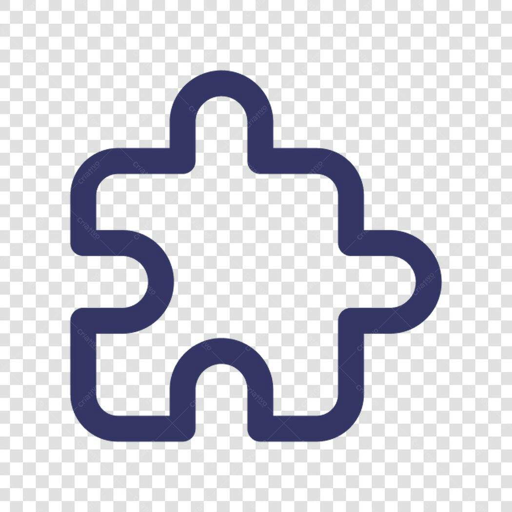 Ícone de Quebra-Cabeça PNG com fundo transparente