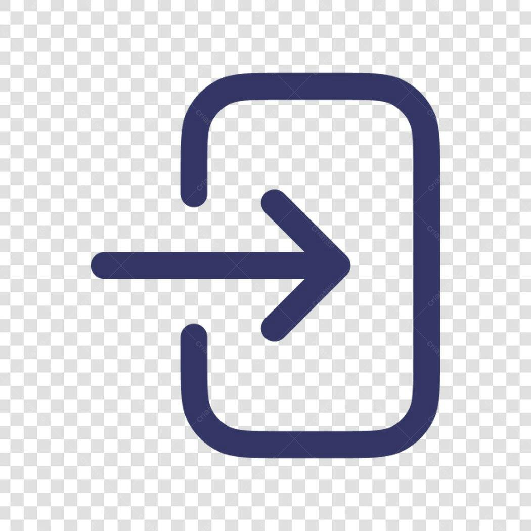 Ícone de Login PNG com fundo transparente