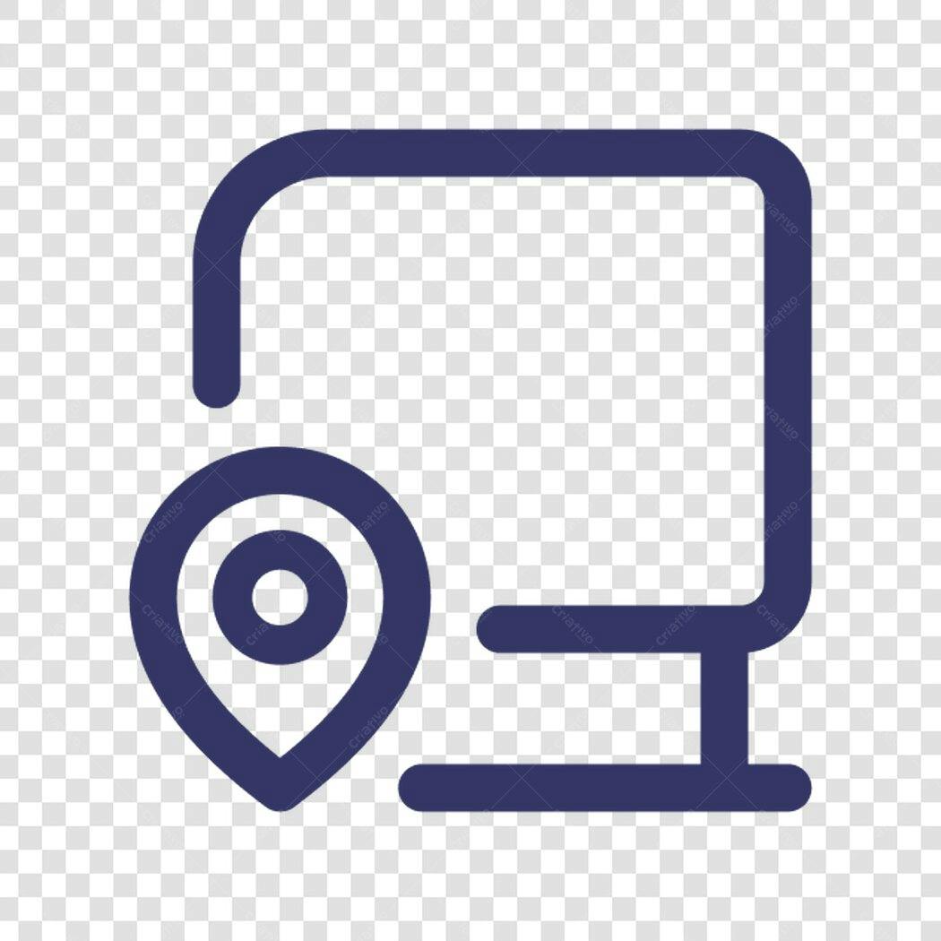 Icone Localização em Computador PNG com fundo transparente