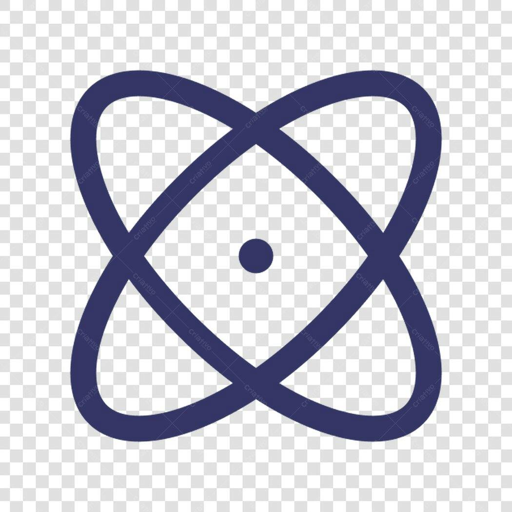 Ícone Átomo PNG com fundo transparente