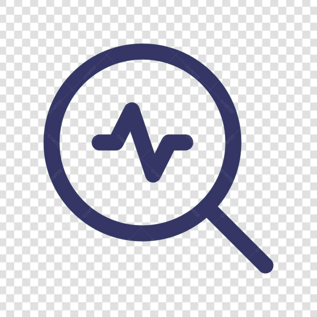 Icone Pesquisa Medica PNG com fundo transparente