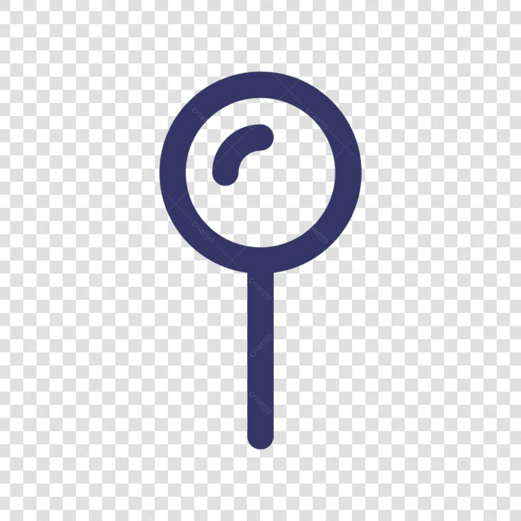 Ícone lupa pesquisa PNG com fundo transparente