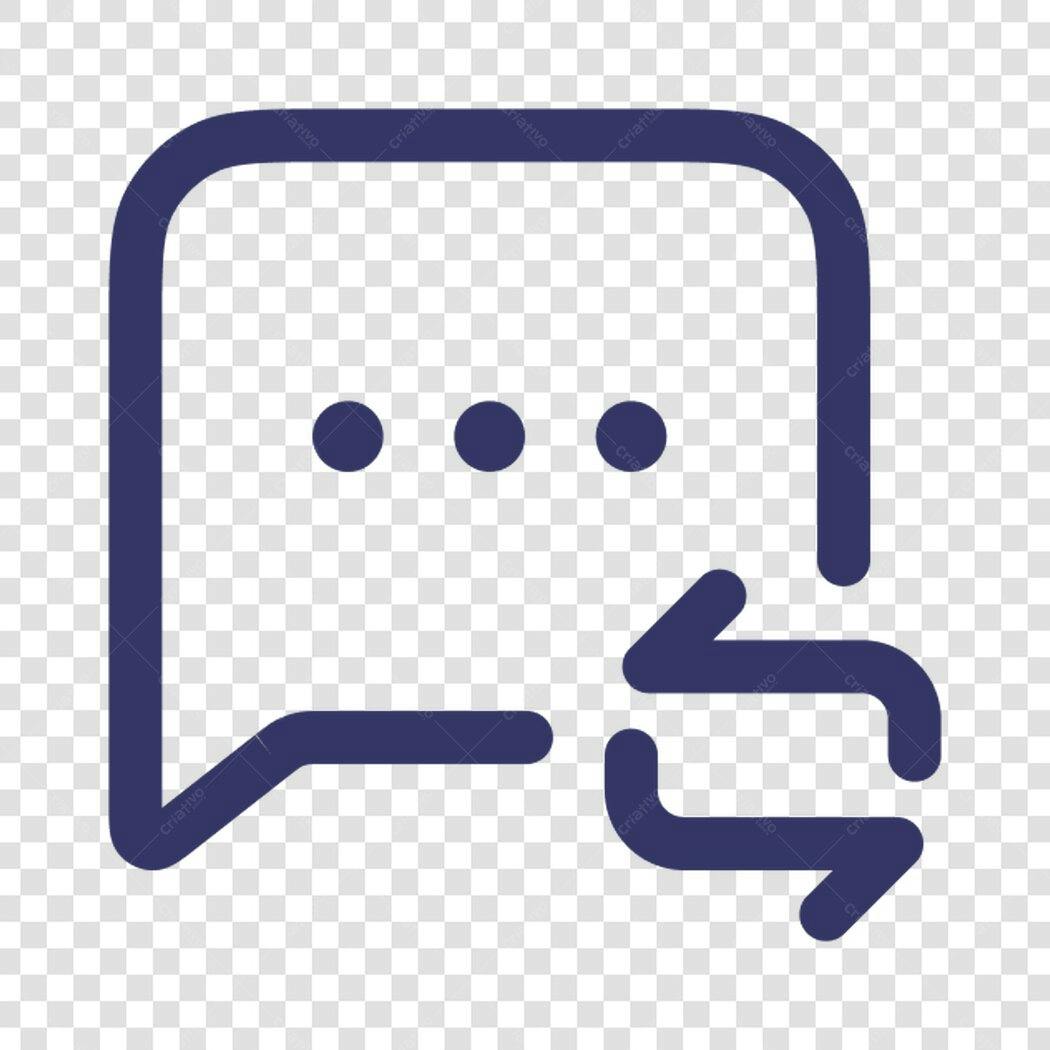 Ícone de Mensagem com Retransmissão PNG com fundo transparente