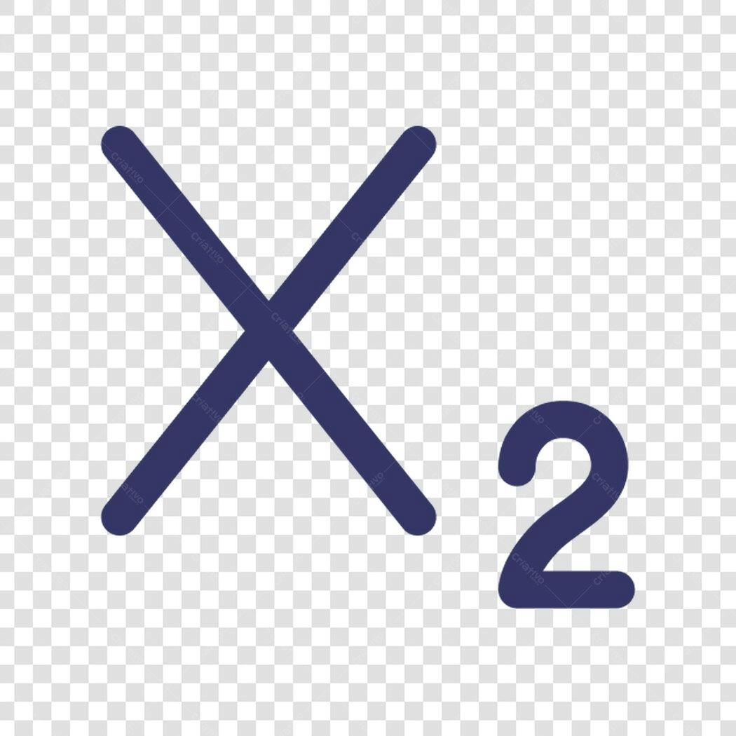 Ícone X2 PNG com fundo transparente