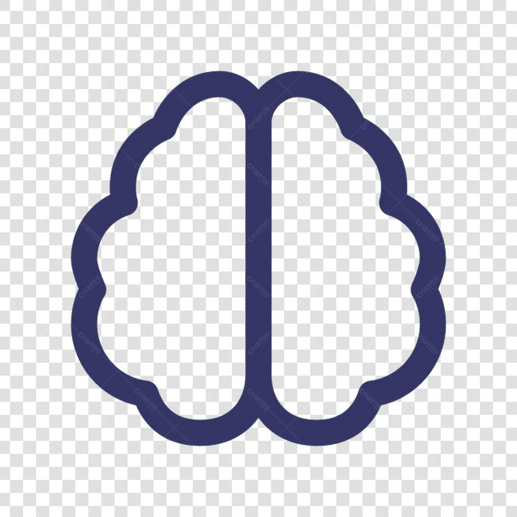 Ícone Cérebro PNG com fundo transparente