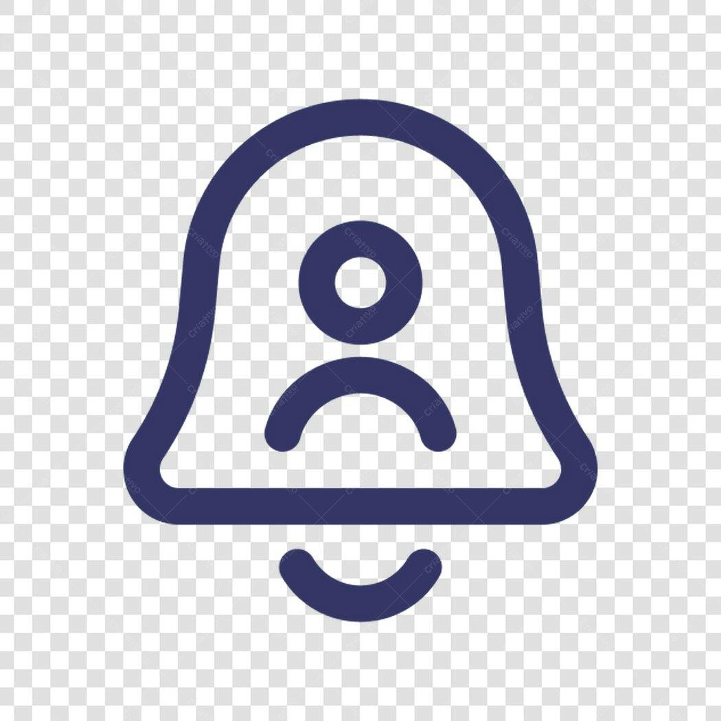 Ícone Notificação Usuário PNG com fundo transparente