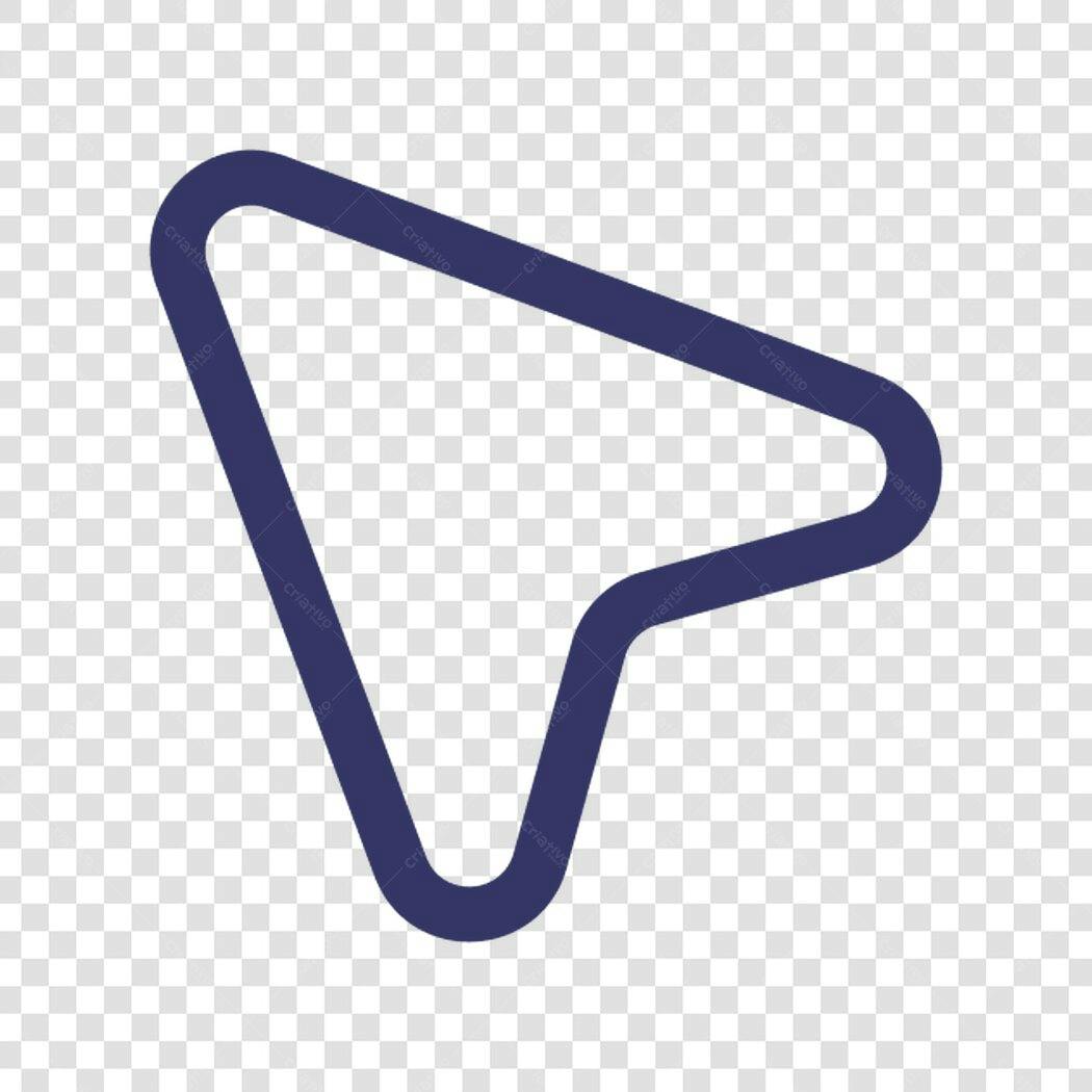 Ícone seta direcional PNG com fundo transparente