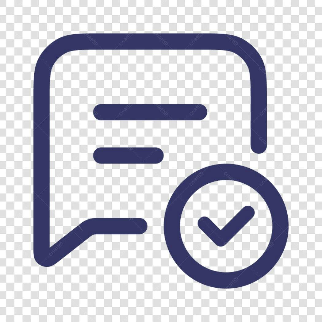 Icone Checklist PNG com fundo transparente