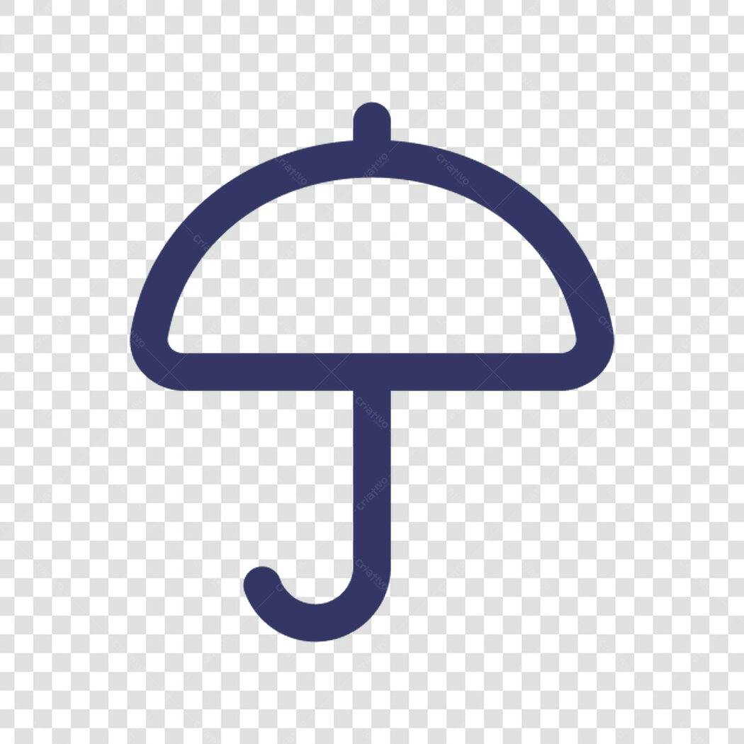 Icone Chuva Guarda-chuva PNG com fundo transparente