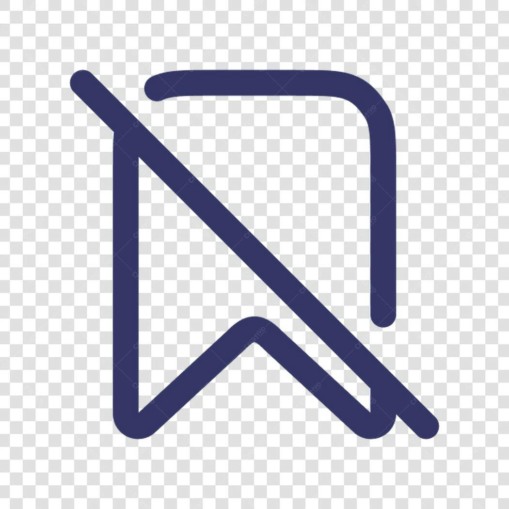 Icone de Bookmark removido PNG com fundo transparente