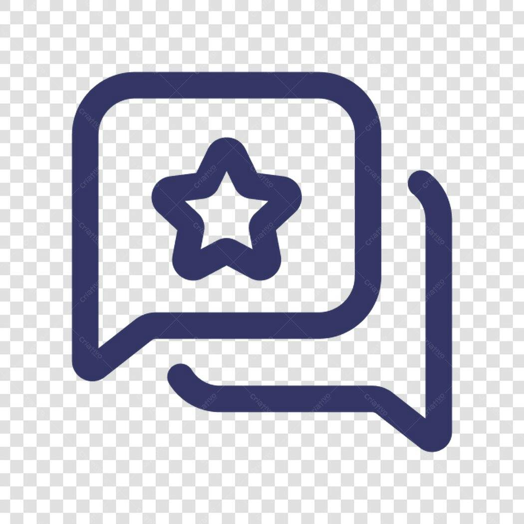Ícone Avaliação Feedback PNG com fundo transparente