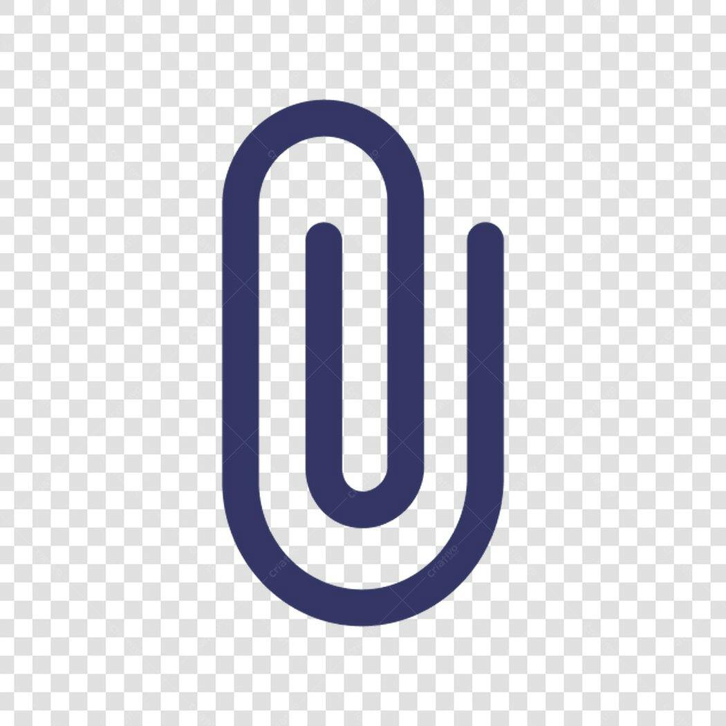 Ícone de Clipe PNG com fundo transparente
