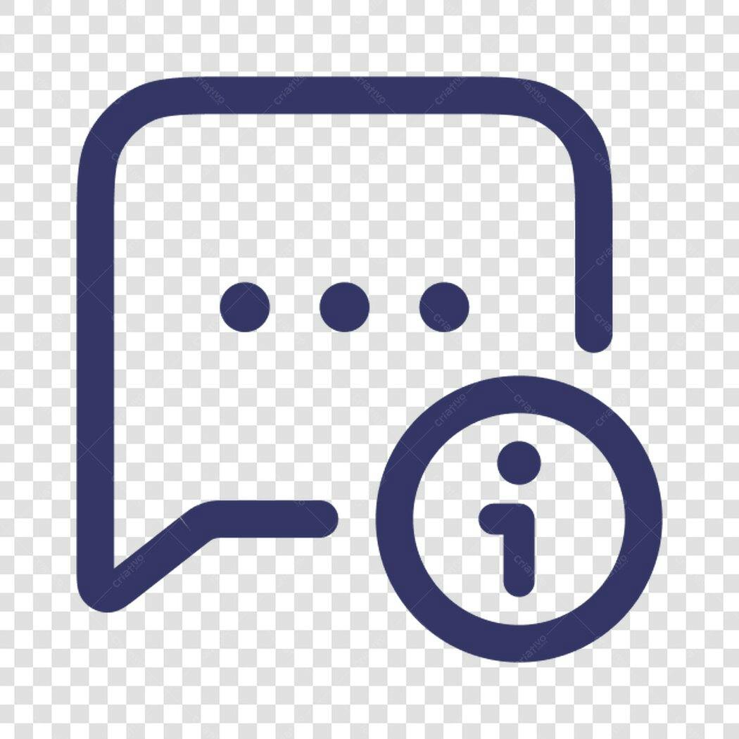 Ícone de Ajuda e Chat PNG com fundo transparente