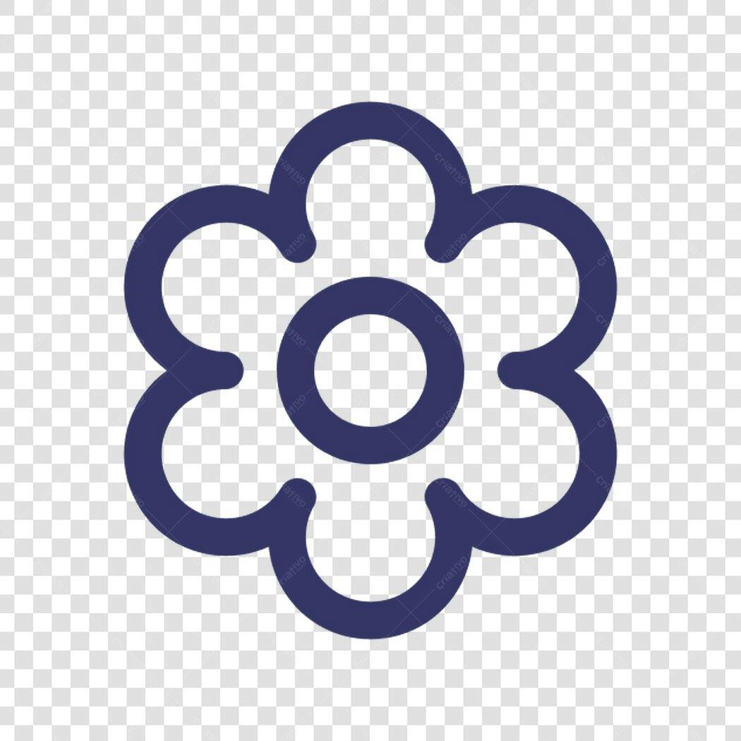 Ícone Flor PNG com fundo transparente