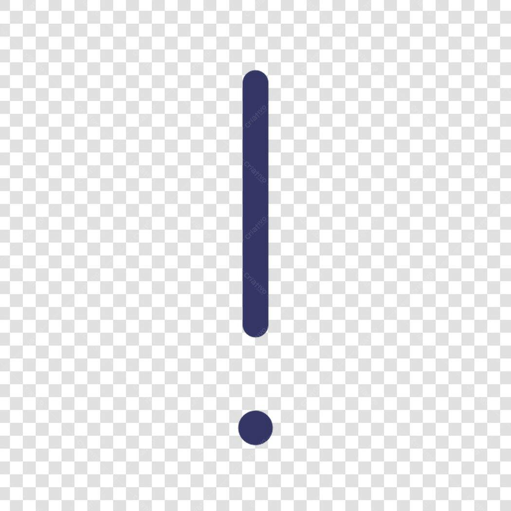 Ícone de alerta PNG com fundo transparente