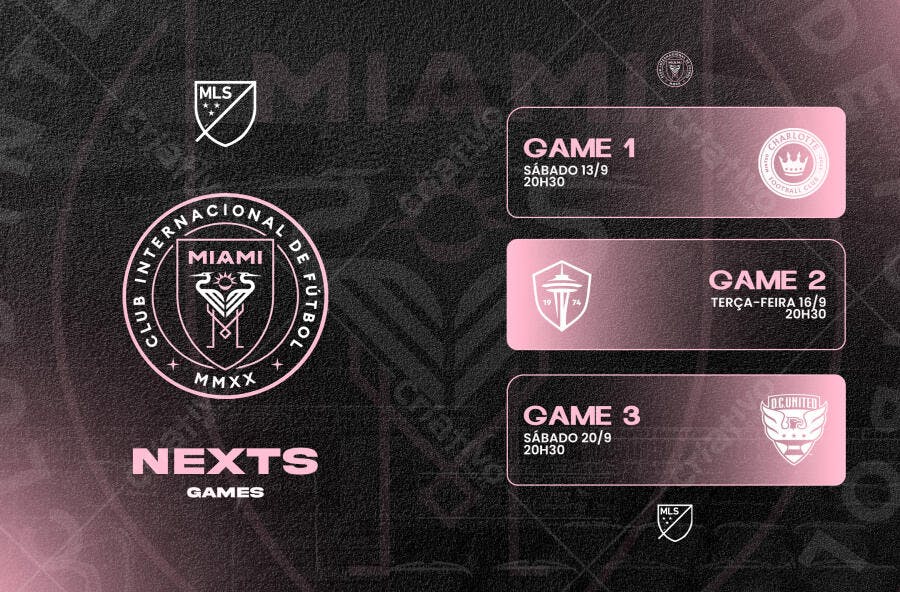 Flyer Próximos Jogos Miami FC PSD Editável