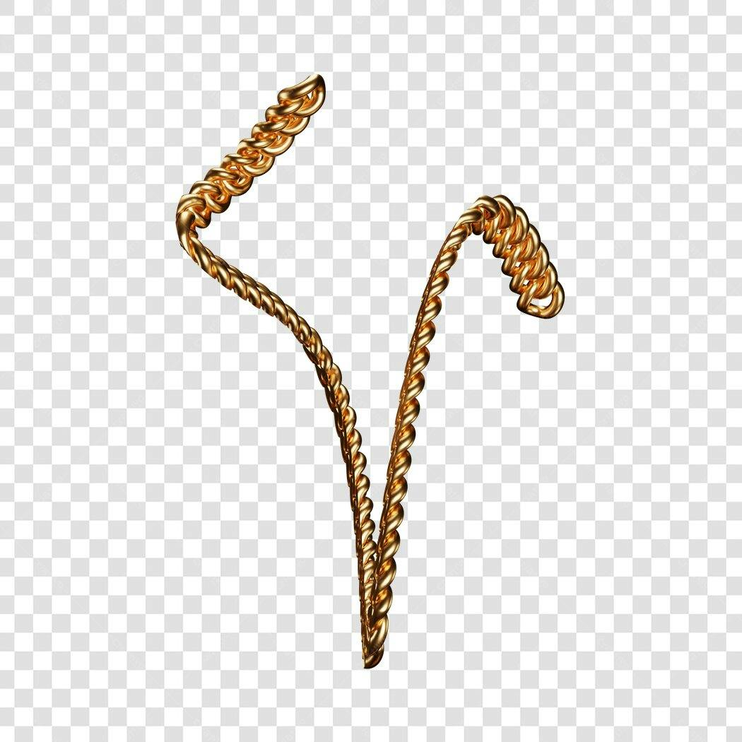 Icone Ouro Cordas Trançadas PNG com fundo transparente