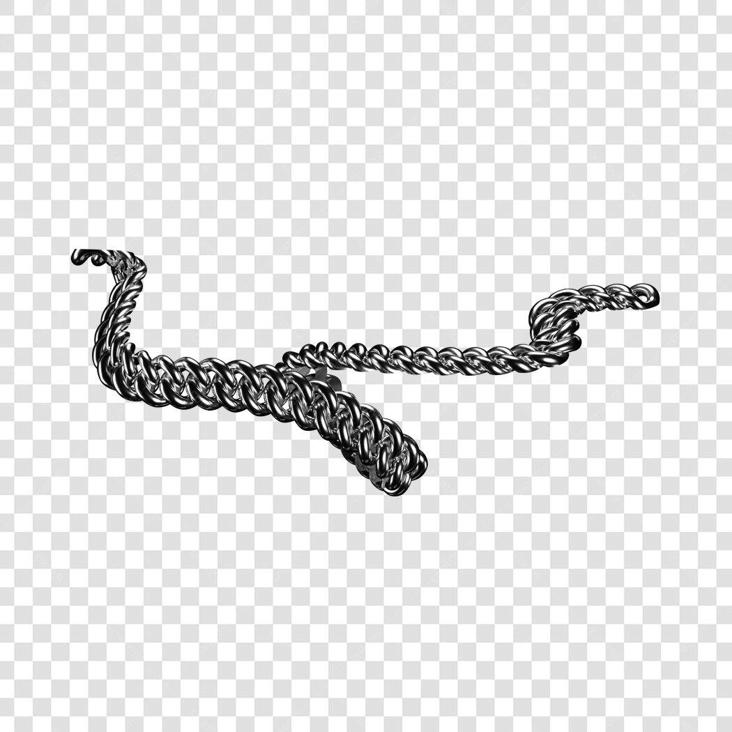 Icone corrente prata PNG com fundo transparente