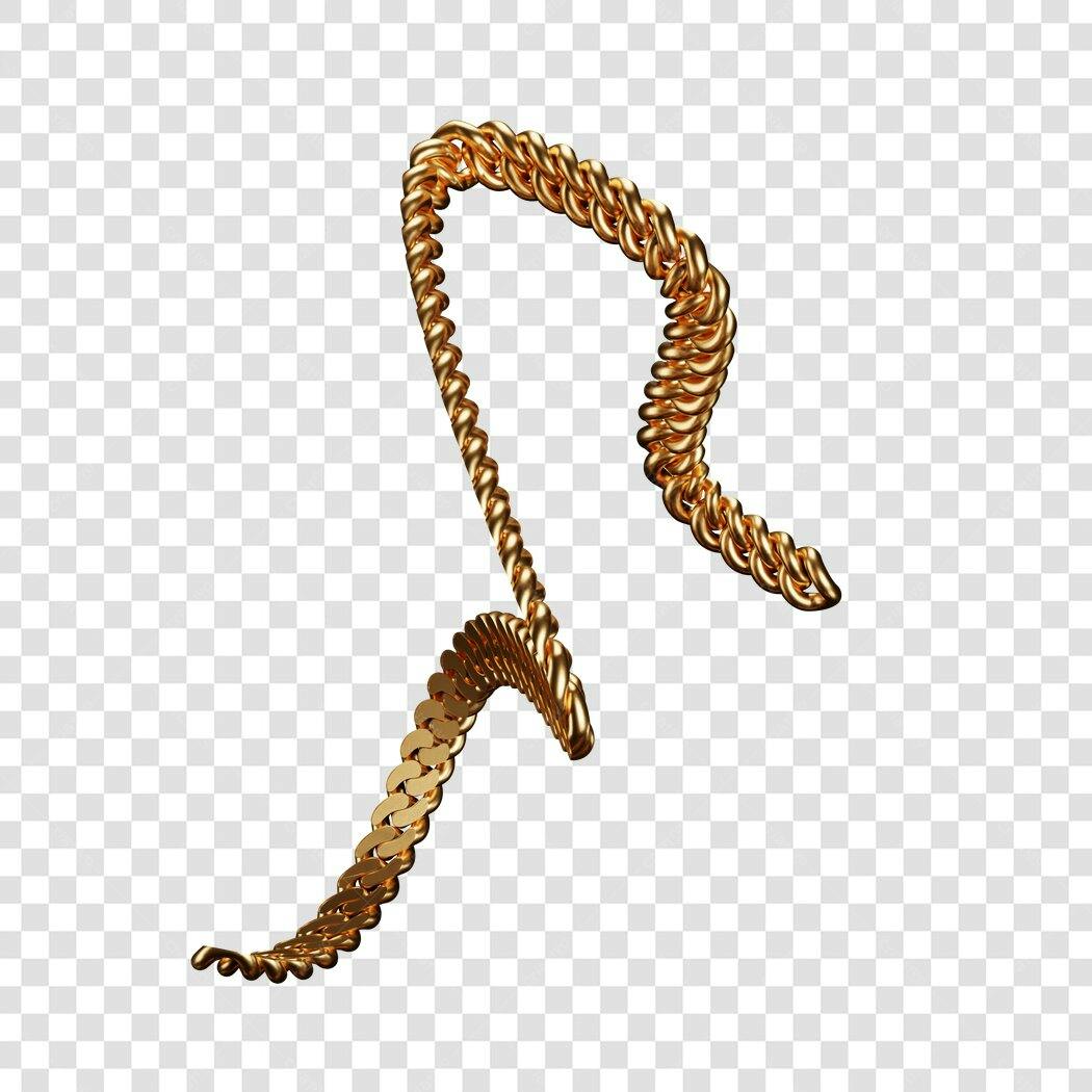 Icone Corrente de Ouro PNG com fundo transparente