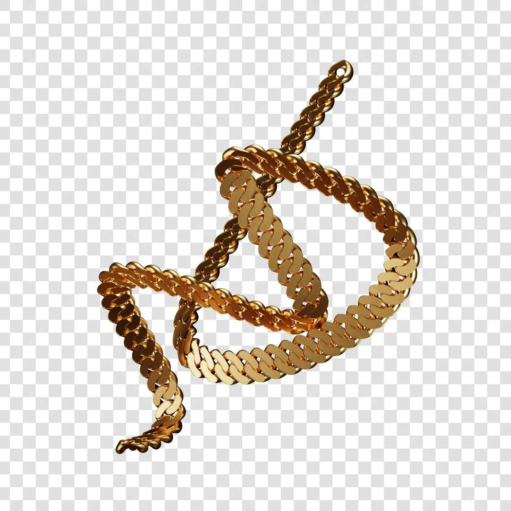 Icone Corrente de Ouro PNG com fundo transparente
