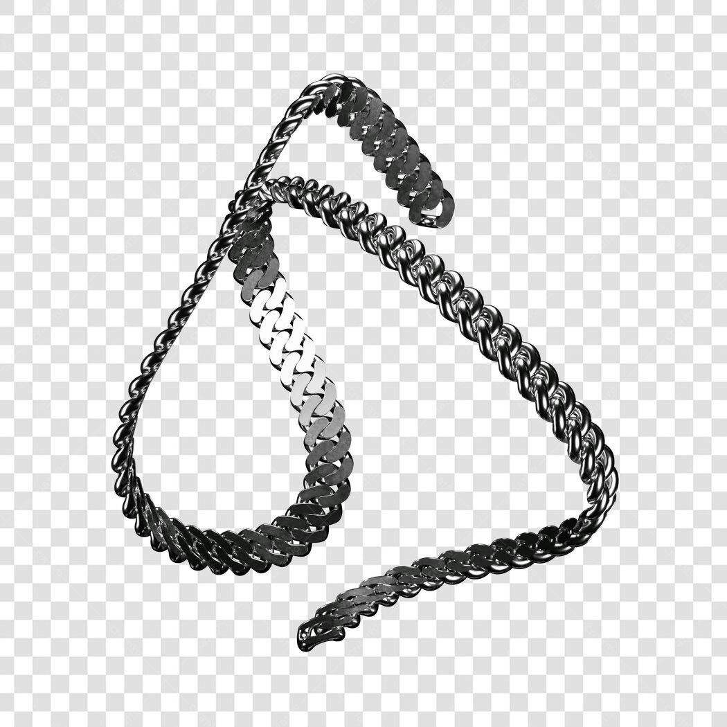Icone Corrente Metálica PNG com fundo transparente