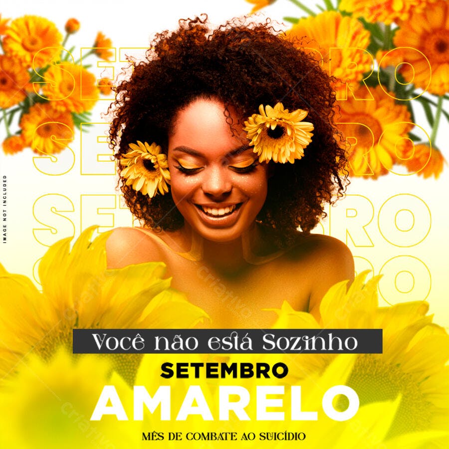 Flyer Setembro Amarelo PSD Editável