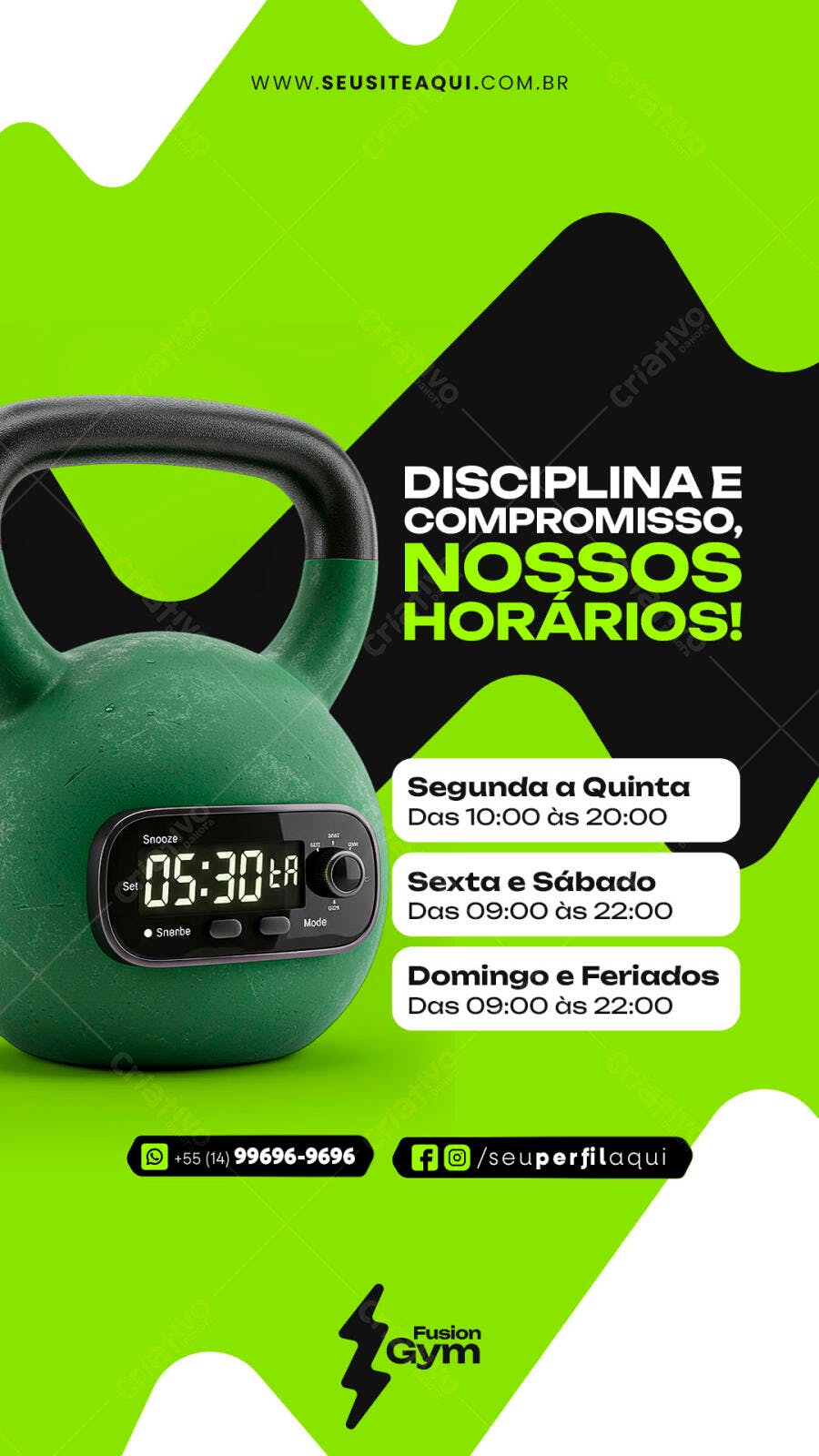 Flyer Academia PSD Editável
