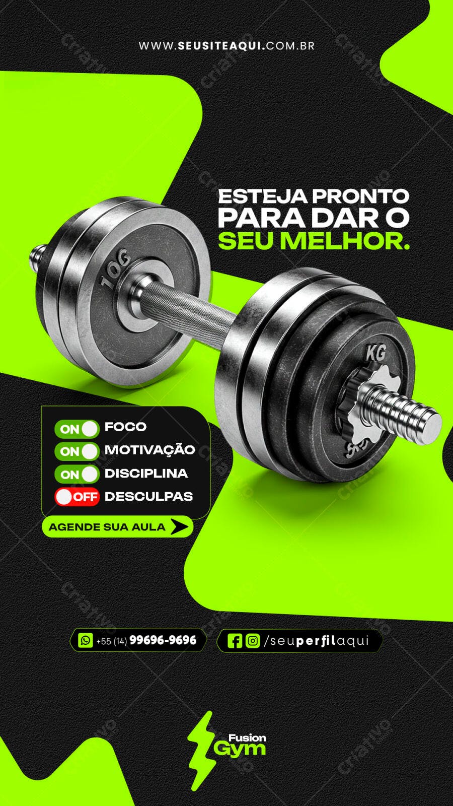 Flyer Academia PSD Editável