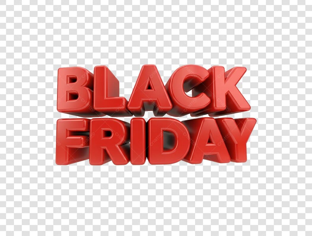 Banner Black Friday PNG com fundo transparente