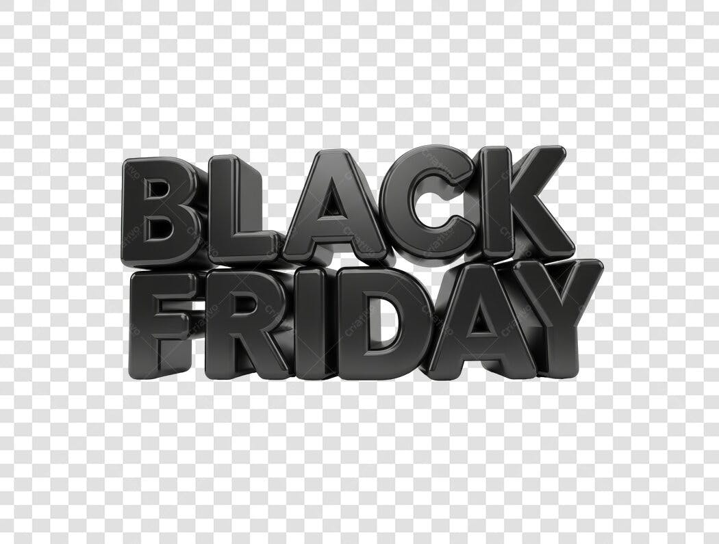 Banner Black Friday PNG com fundo transparente