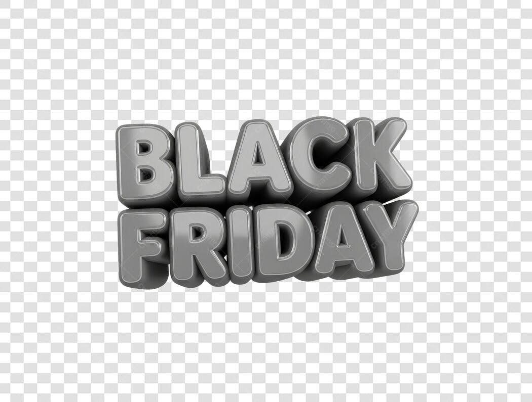 Banner Black Friday PNG com fundo transparente