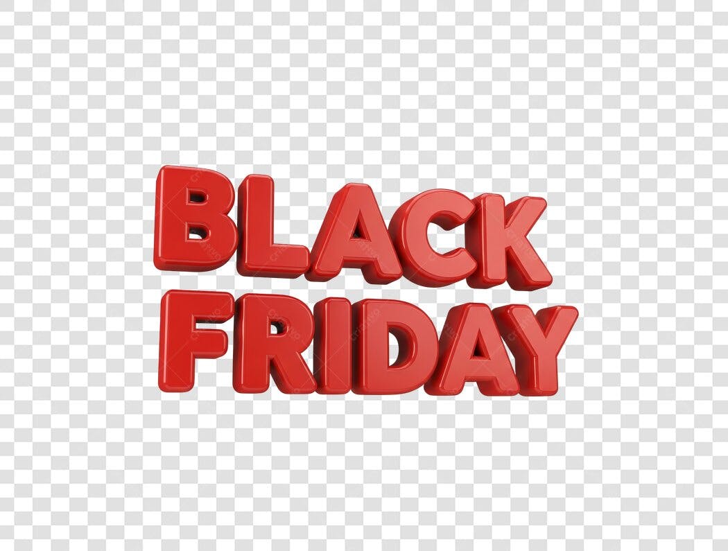 Banner Black Friday PNG com fundo transparente