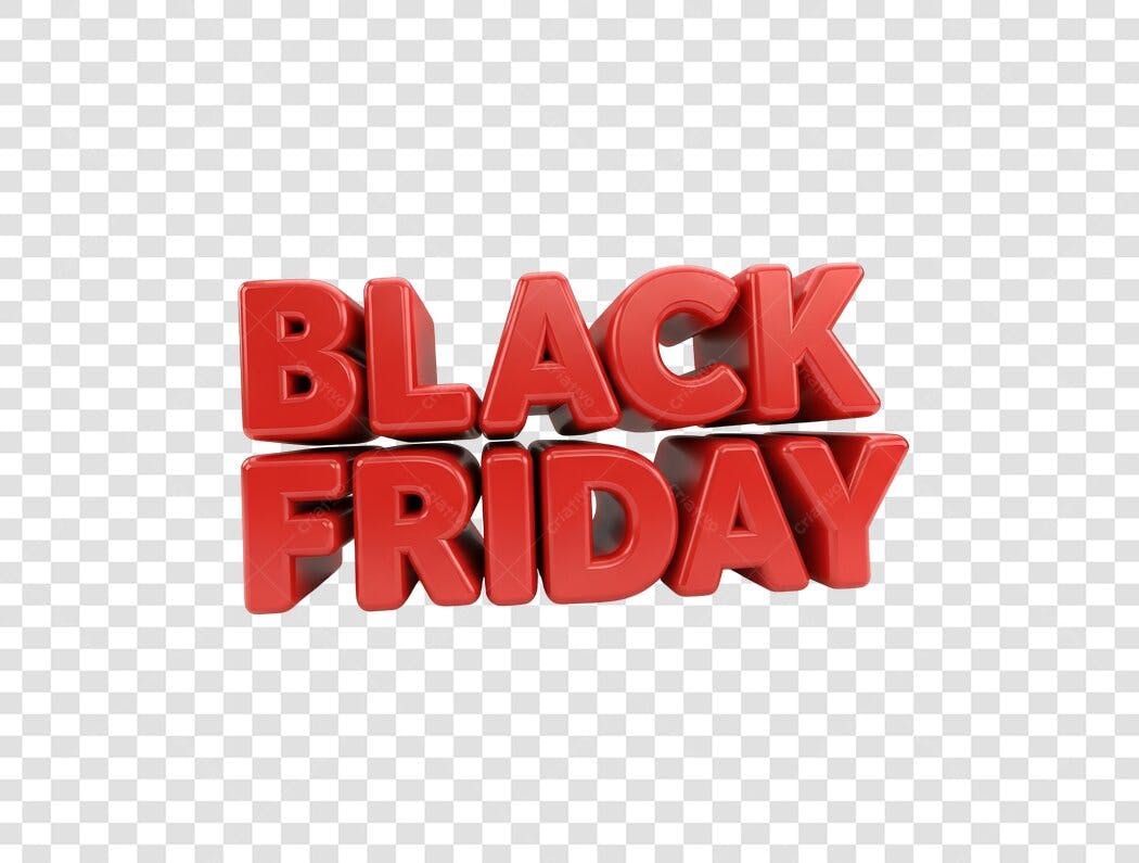 Banner Black Friday PNG com fundo transparente