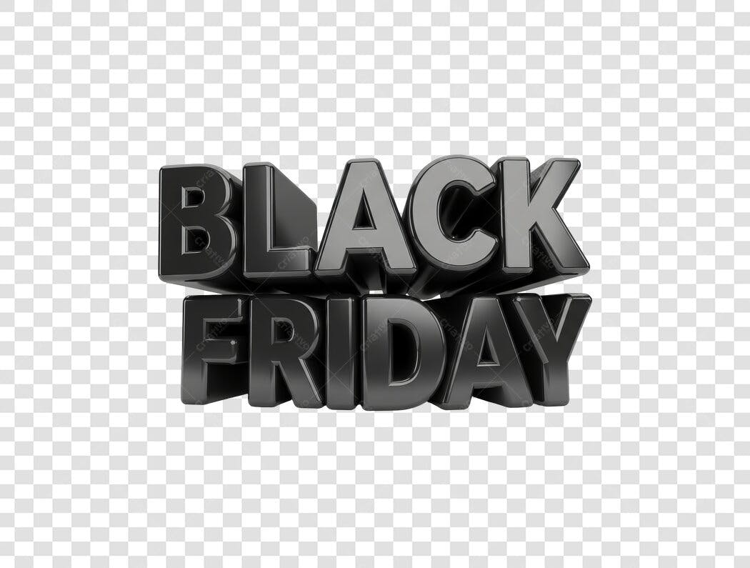 Banner Black Friday PNG com fundo transparente