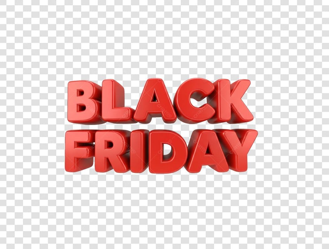 Banner Black Friday PNG com fundo transparente