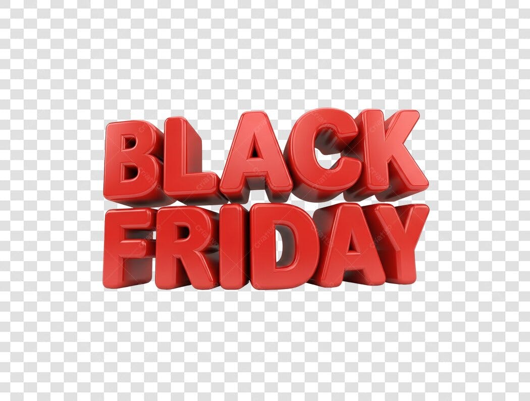 Banner Black Friday PNG com fundo transparente