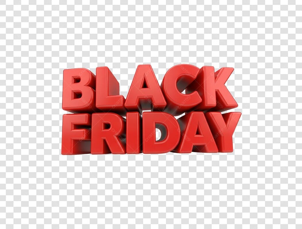 Banner Black Friday PNG com fundo transparente