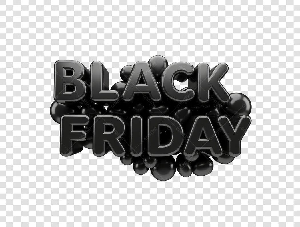 Banner Black Friday PNG com fundo transparente